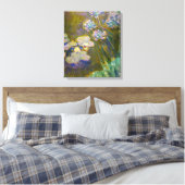 Claude Monet - Wasserlilien und Agapanthus Leinwanddruck (Insitu (Schlafzimmer))