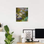 Claude Monet - Wasserlilien und Agapanthus Poster (Heimbüro)