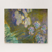 Claude Monet - Wasserlilien und Agapanthus Puzzle (Horizontal)