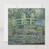 Claude Monet - Wasserlilien und japanische Brücke