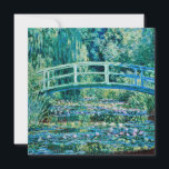 Claude Monet - Wasserlilien und japanische Brücke Feiertagskarte<br><div class="desc">Claude Monet - Water Lilies and Japanese Bridge (1899)</div>