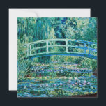 Claude Monet - Wasserlilien und japanische Brücke Feiertagskarte<br><div class="desc">Claude Monet - Water Lilies and Japanese Bridge (1899)</div>