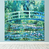 Claude Monet - Wasserlilien und japanische Brücke Leinwanddruck (Insitu (Holzboden))