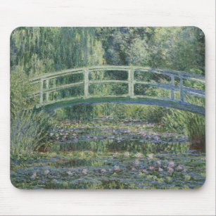 Claude Monet - Wasserlilien und japanische Brücke Mousepad