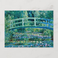 Claude Monet - Wasserlilien und japanische Brücke