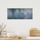 Claude Monet | Wasserlilien: Weeping Willows, 1914 Poster (Küche)