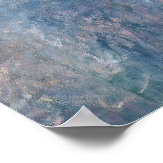 Claude Monet | Wasserlilien: Weeping Willows, 1914 Poster (Ecke)