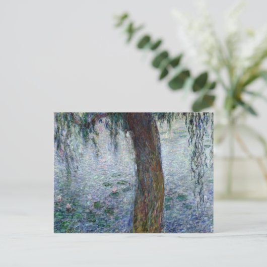 Claude Monet | Wasserlilien weinen richtig Postkarte (Stehend Vorderseite)