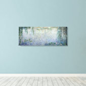 Claude Monet | Wasserlilien weinen Willows-Zentrum Leinwanddruck (Insitu (Holzboden))
