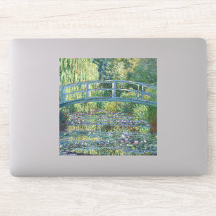 Claude Monet - Wasserliliensee, grüne Harmonie Aufkleber