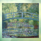 Claude Monet - Wasserliliensee, grüne Harmonie Fensteraufkleber (Blatt 3)