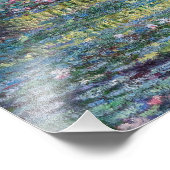 Claude Monet - Wasserliliensee, grüne Harmonie Fotodruck (Ecke)