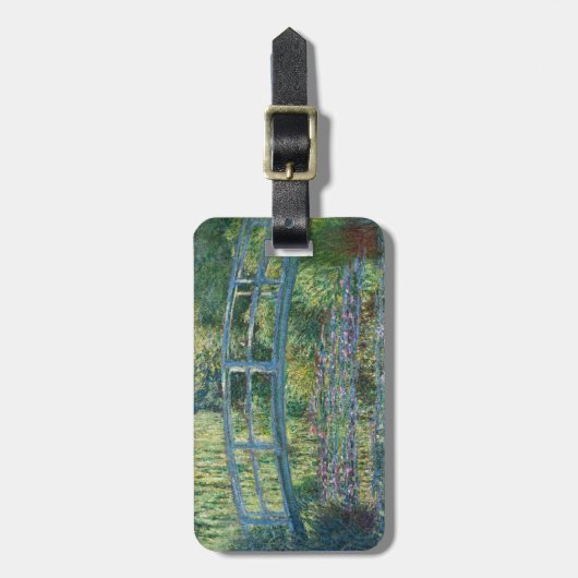 Claude Monet - Wasserliliensee, grüne Harmonie Gepäckanhänger (Vorderseite vertikal)