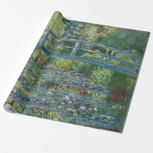 Claude Monet - Wasserliliensee, grüne Harmonie Geschenkpapier (Ungerollt)