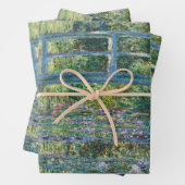 Claude Monet - Wasserliliensee, grüne Harmonie Geschenkpapier Set (Beispiel)