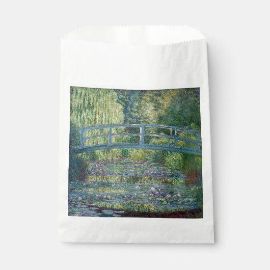 Claude Monet - Wasserliliensee, grüne Harmonie Geschenktütchen (Vorderseite)