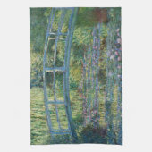 Claude Monet - Wasserliliensee, grüne Harmonie Geschirrtuch (Vertikal)