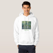 Claude Monet - Wasserliliensee, grüne Harmonie Hoodie (Vorne ganz)