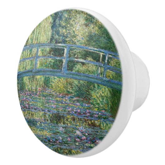 Claude Monet - Wasserliliensee, grüne Harmonie Keramikknauf (Rechts)