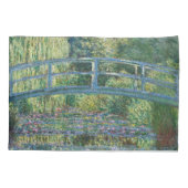 Claude Monet - Wasserliliensee, grüne Harmonie Kissenbezug (Rückseite)