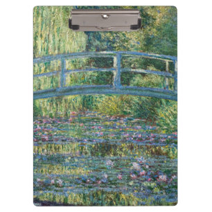 Claude Monet - Wasserliliensee, grüne Harmonie Klemmbrett