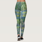 Claude Monet - Wasserliliensee, grüne Harmonie Leggings (Rückseite)