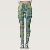 Claude Monet - Wasserliliensee, grüne Harmonie Leggings (Vorderseite)