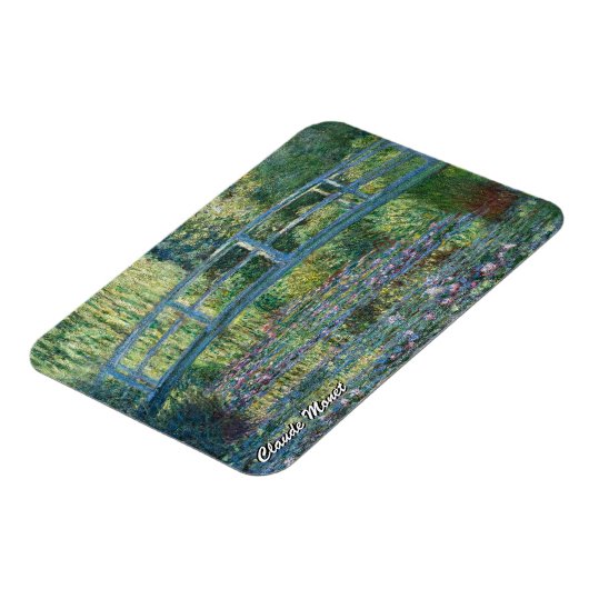 Claude Monet - Wasserliliensee, grüne Harmonie Magnet (Linke Seite)