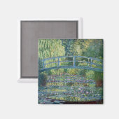 Claude Monet - Wasserliliensee, grüne Harmonie Magnet (Vorderseite/Rückseite)
