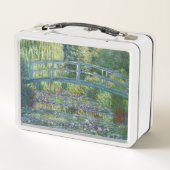 Claude Monet - Wasserliliensee, grüne Harmonie Metall Brotdose (Rückseite)