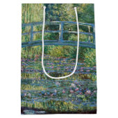 Claude Monet - Wasserliliensee, grüne Harmonie Mittlere Geschenktüte (Rückseite)