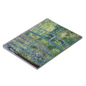 Claude Monet - Wasserliliensee, grüne Harmonie Notizblock (Linke Seite)