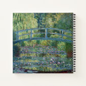 Claude Monet - Wasserliliensee, grüne Harmonie Notizblock (Rückseite)