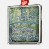 Claude Monet - Wasserliliensee, grüne Harmonie Ornament Aus Metall (Links)