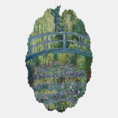 Claude Monet - Wasserliliensee, grüne Harmonie Ornament Karte (Rechts)