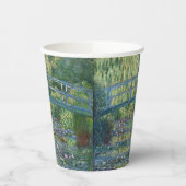 Claude Monet - Wasserliliensee, grüne Harmonie Pappbecher (Links)