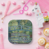 Claude Monet - Wasserliliensee, grüne Harmonie Pappteller (Party)