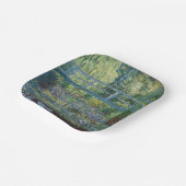 Claude Monet - Wasserliliensee, grüne Harmonie Pappteller (Gewinkelt)