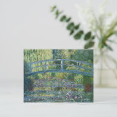 Claude Monet - Wasserliliensee, grüne Harmonie Postkarte (Stehend Vorderseite)