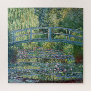 Claude Monet - Wasserliliensee, grüne Harmonie Puzzle