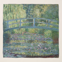 Claude Monet - Wasserliliensee, grüne Harmonie Schal