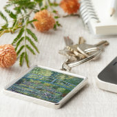 Claude Monet - Wasserliliensee, grüne Harmonie Schlüsselanhänger (Seite)