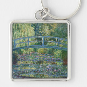 Claude Monet - Wasserliliensee, grüne Harmonie Schlüsselanhänger