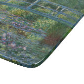 Claude Monet - Wasserliliensee, grüne Harmonie Schneidebrett (Ecke)