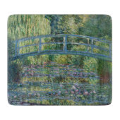 Claude Monet - Wasserliliensee, grüne Harmonie Schneidebrett (Vorderseite)