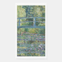 Claude Monet - Wasserliliensee, grüne Harmonie Serviette