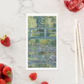 Claude Monet - Wasserliliensee, grüne Harmonie Serviette (Beispiel)