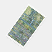 Claude Monet - Wasserliliensee, grüne Harmonie Serviette (Ecke)