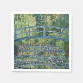 Claude Monet - Wasserliliensee, grüne Harmonie Serviette (Vorderseite)