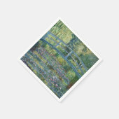 Claude Monet - Wasserliliensee, grüne Harmonie Serviette (Ecke)
